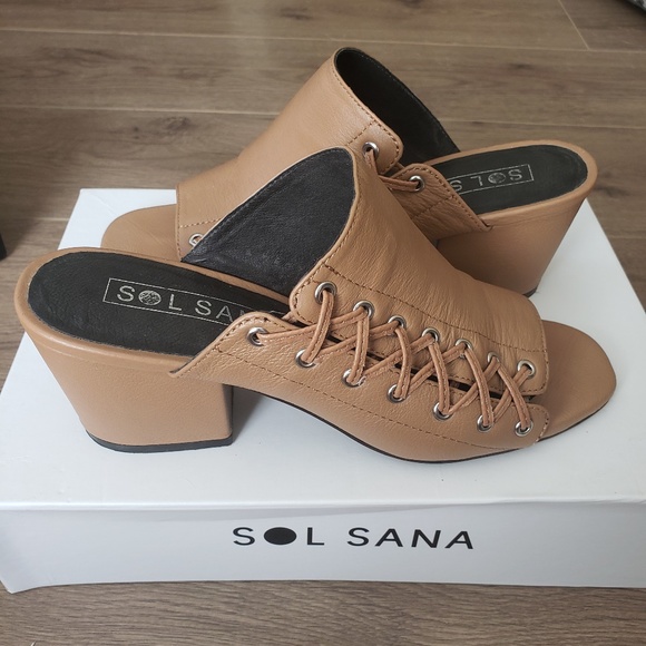 Sol Sana Carla Heel in Tan - Picture 2 of 8